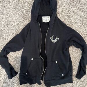 True Religion Black Hoodie